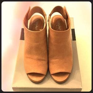 Mossimo Peep Toe, Button Strapped Back Bootie